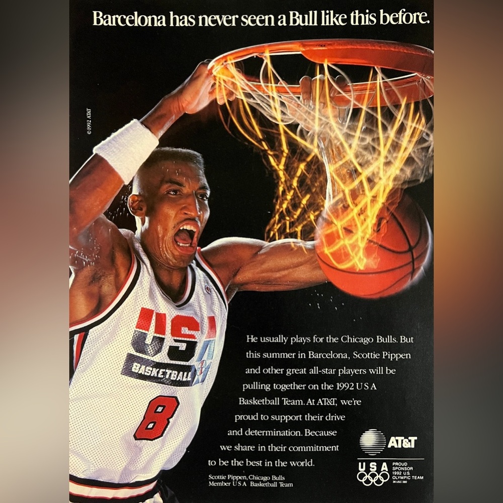 Chicago Bulls | Vintage 1990s Magazine Advertisement